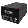 Mighty Max Battery 12V 10AH SLA Replaces Minuteman Entrust ETR700, ETR700P15 - 3 Pack ML10-12MP3361134109145